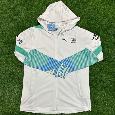 PUMA 曼城 eSports联名球员版足球训练夹克高端连帽外套 769511