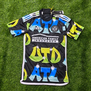 Adidas 亚特兰大联队 美国大联盟MLS客场球迷版足球服冷门球衣