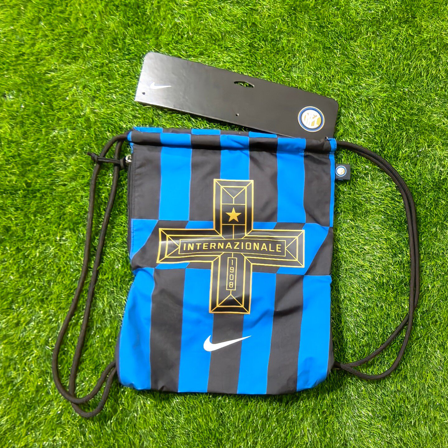 Nike 国米 国际米兰 足球周边球迷用品装备包抽拉绳鞋包 BA5938