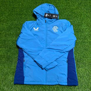 Castore 格拉斯哥流浪者 2324球员版教练版足球运动保暖连帽棉服