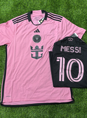 Adidas 迈阿密国际 10号 梅西 24球迷版球衣足球服 je9741 je9744