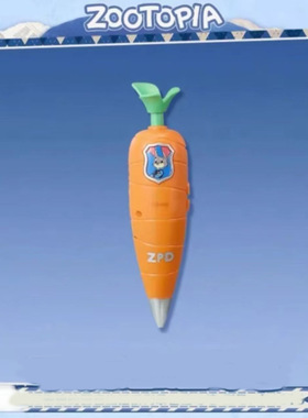 新款高品质版本朱迪警官疯狂动物城胡萝卜录音笔联动吊坠