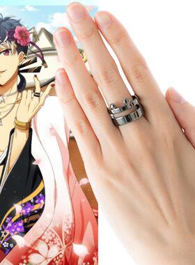 新款现货高版本偶像星愿同款霸气男女戒指潮流轻奢动漫