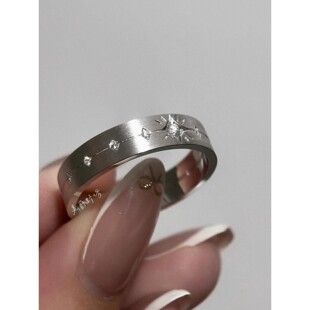 高品质新款cos生日礼物沈星回戒指深空星星婚戒手作戒指