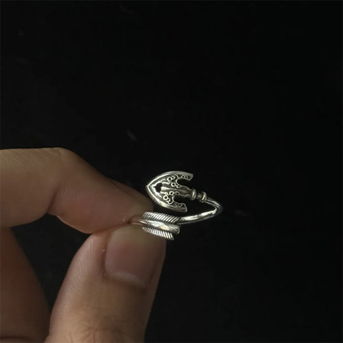 新款高版本jojo奇妙冒险虫箭戒指简约独特气质jojo周边戒指