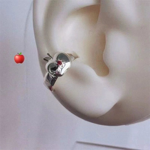 新款现货高版本恋与深空夏以昼苹果戒指耳骨夹动漫生日礼物