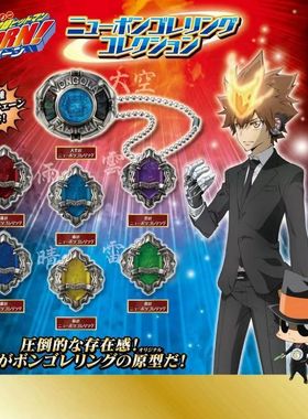 新款高版现货《家庭教师杀手REBORN!》新彭戈拉戒指环周边二次元