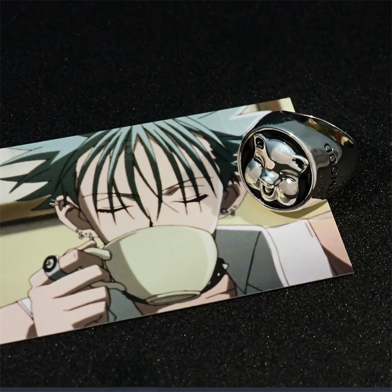 高品质版本《NANA》冈崎真一快乐小猪戒指日本动漫周边食指戒