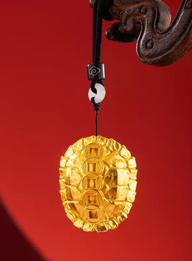 新款高品质版本富甲一方手把件套装龟壳五帝钱装饰解压送礼礼物