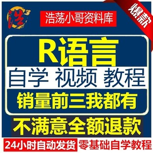 R语言编程开发视频教程数据分析与挖掘量化分析时间序列项目实战