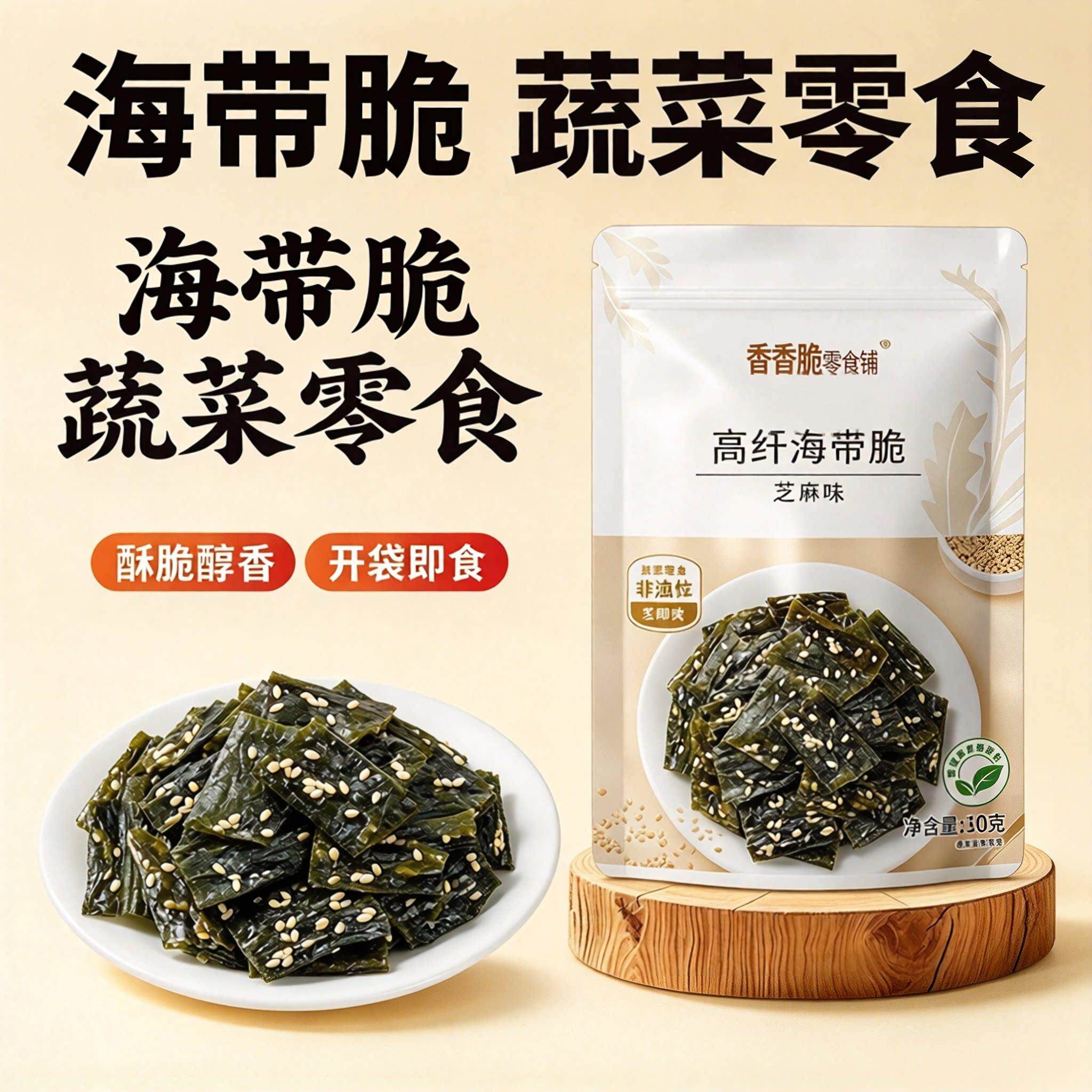 海带脆即脆片休闲食零食酥脆解馋