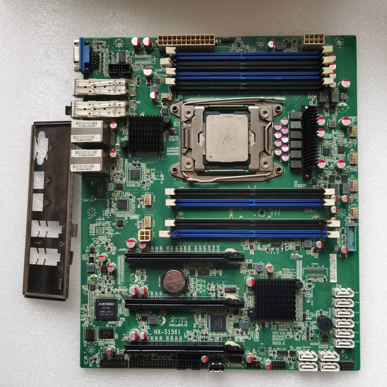 昊翔HX-S1561 X99万兆主板套装 网吧服务器同款MS-S1561 X10SRL-F
