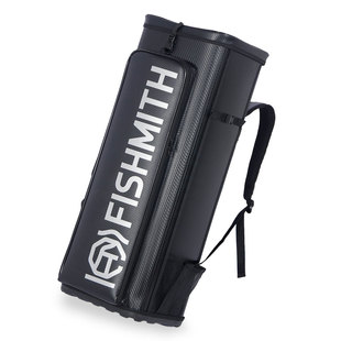 鱼匠人中式 硬椅包PP材质仿碳纤维纹理原创设计 大钓椅小钓椅立式