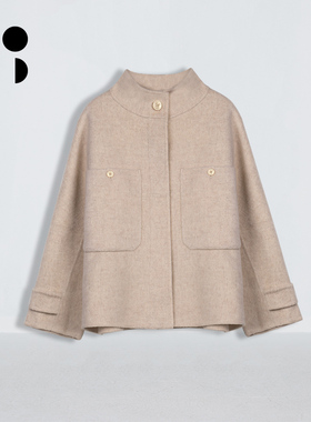 未知未觉2024冬装新品毛呢大衣W342D14541