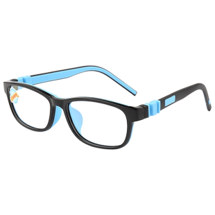 魅云儿童硅胶近视眼镜框远视弱视散光配镜女可爱小学生男超轻镜架
