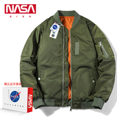BIKK余文乐潮牌MA1飞行员夹克男士 NASA 宽松比伯外套棒球服女 冬季