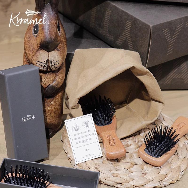 KRRAMEL儿童梳子气垫梳木梳按摩梳女孩气囊梳婴儿儿童专用宝宝梳