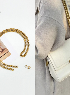 无扣包包链条改造双链背适用蔻驰coach链子不掉色ToryBurch包链