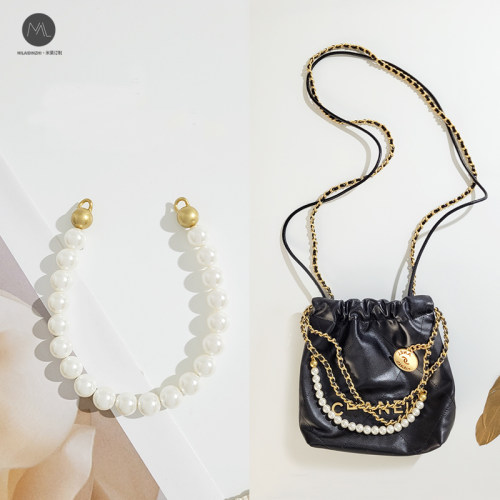 mini22bag高档珍珠装饰链条配件