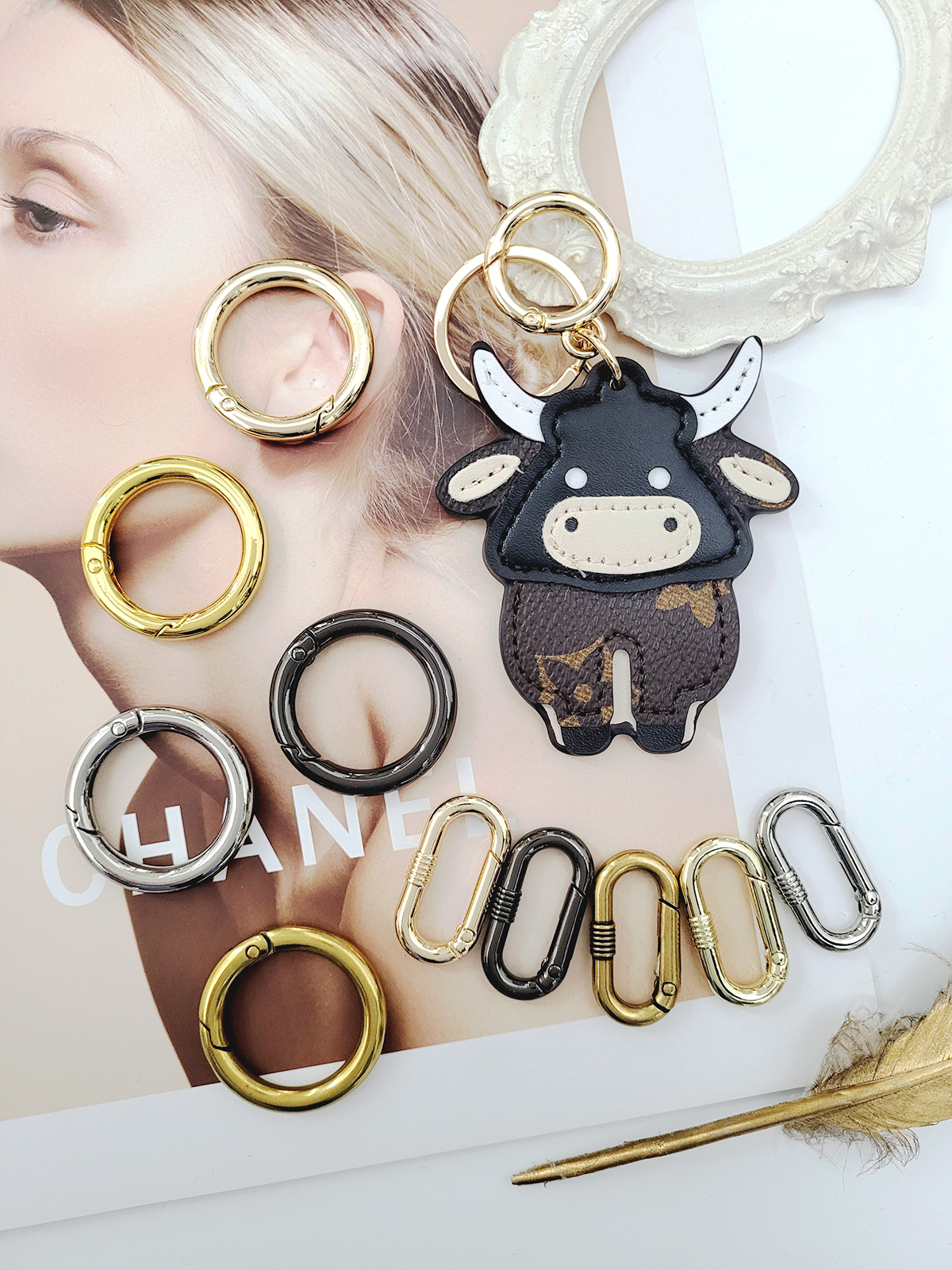 不掉色多种用途解决痛点弹簧圈