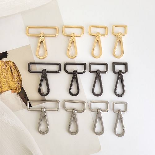 高档箱包帆布肩带扣子替换金属扣