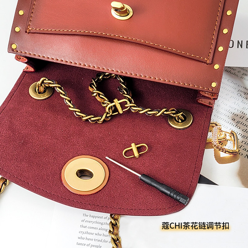 山茶花tabby包包链条调节扣缩短图片
