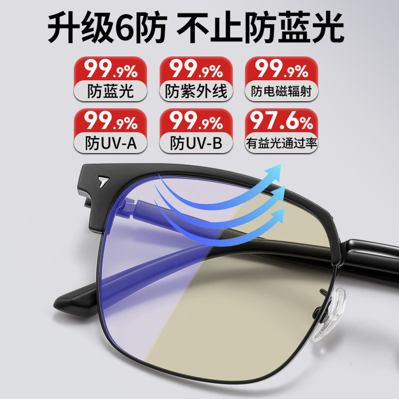 【办公司客服白领】防蓝光眼镜