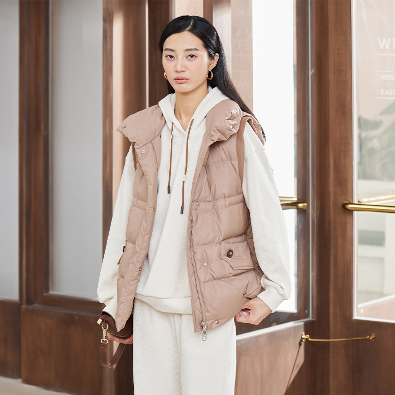 EMOO杨门2025冬季新款时尚马甲