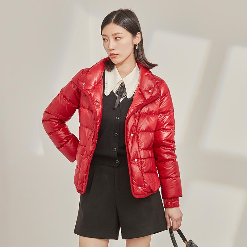 短外套羽绒服杨门通勤