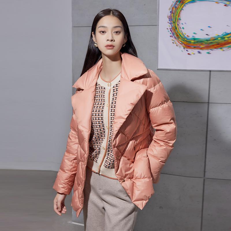 短外套棉服杨门淑女西装领