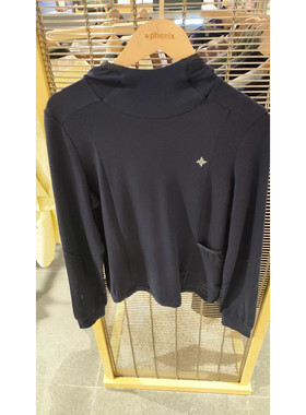 phenix菲尼克斯男针织长袖T恤宽松舒适连帽卫衣打底衫PI43WLT37