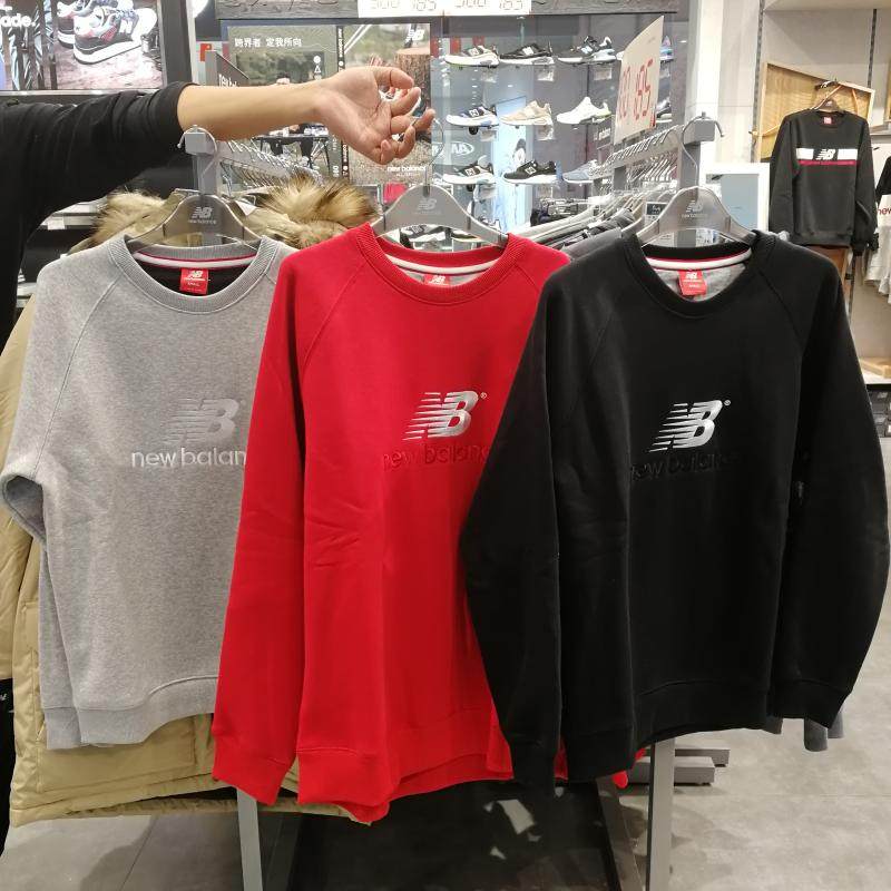 NEW BALANCE/NB冬男女情侣休闲针织圆领加绒卫衣套头衫AMT93575|msdalam kategori sukan/pakaian kasual, sweater sukan/pullover - dari Buy2taobao.com untuk memberikan perkhidmatan ejen Taobao profesional membeli