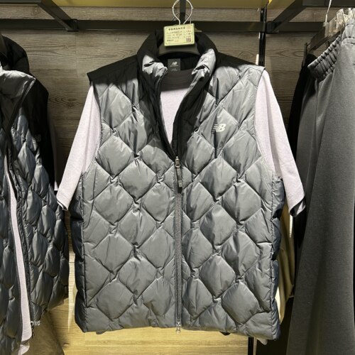 NB休闲简约百搭时尚羽绒马甲男