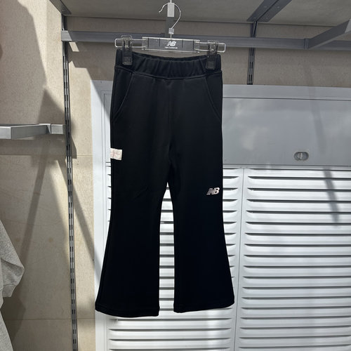 New Balance/NB童装秋季女童微喇叭口运动休闲针织长裤 4LG34102