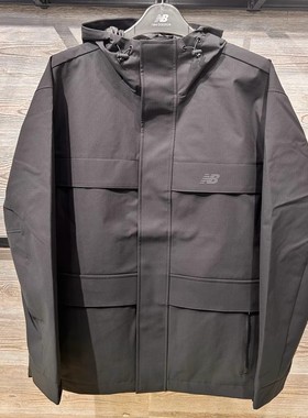 NEW BALANCE/NB2025秋运动休闲连帽梭织防风夹克外套男AMJ53316