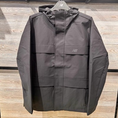 NB休闲连帽梭织防风夹克外套男