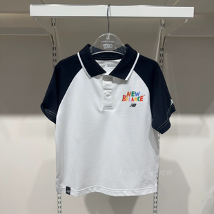 Newbalance/NB2026夏儿童男女童休闲翻领凉感POLO衫短袖7FG2V083