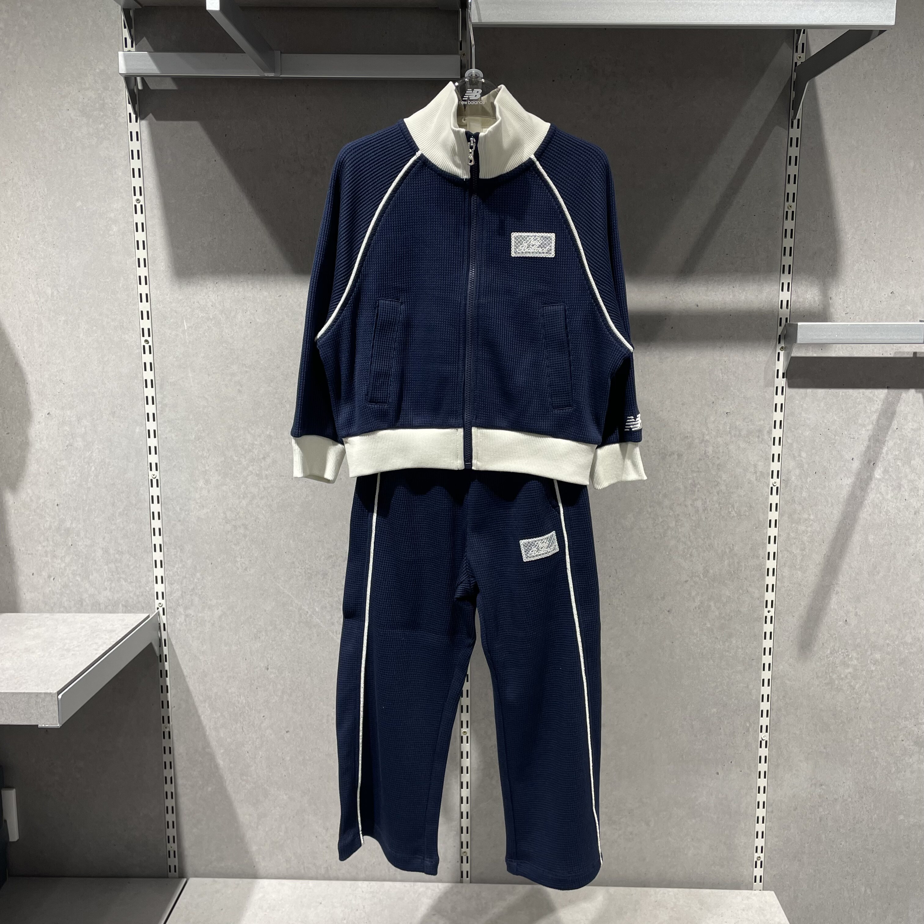NEW BALANCE/NB童装2026秋休闲运动时尚拉链外套卫裤套装2VG34152