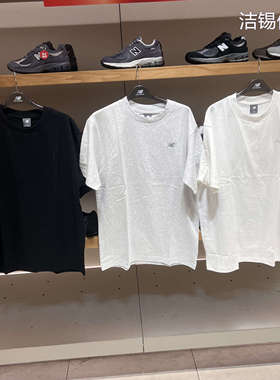 NEW BALANCE/NB上衣2026春夏圆领纯棉透气休闲短袖T恤男MT41533