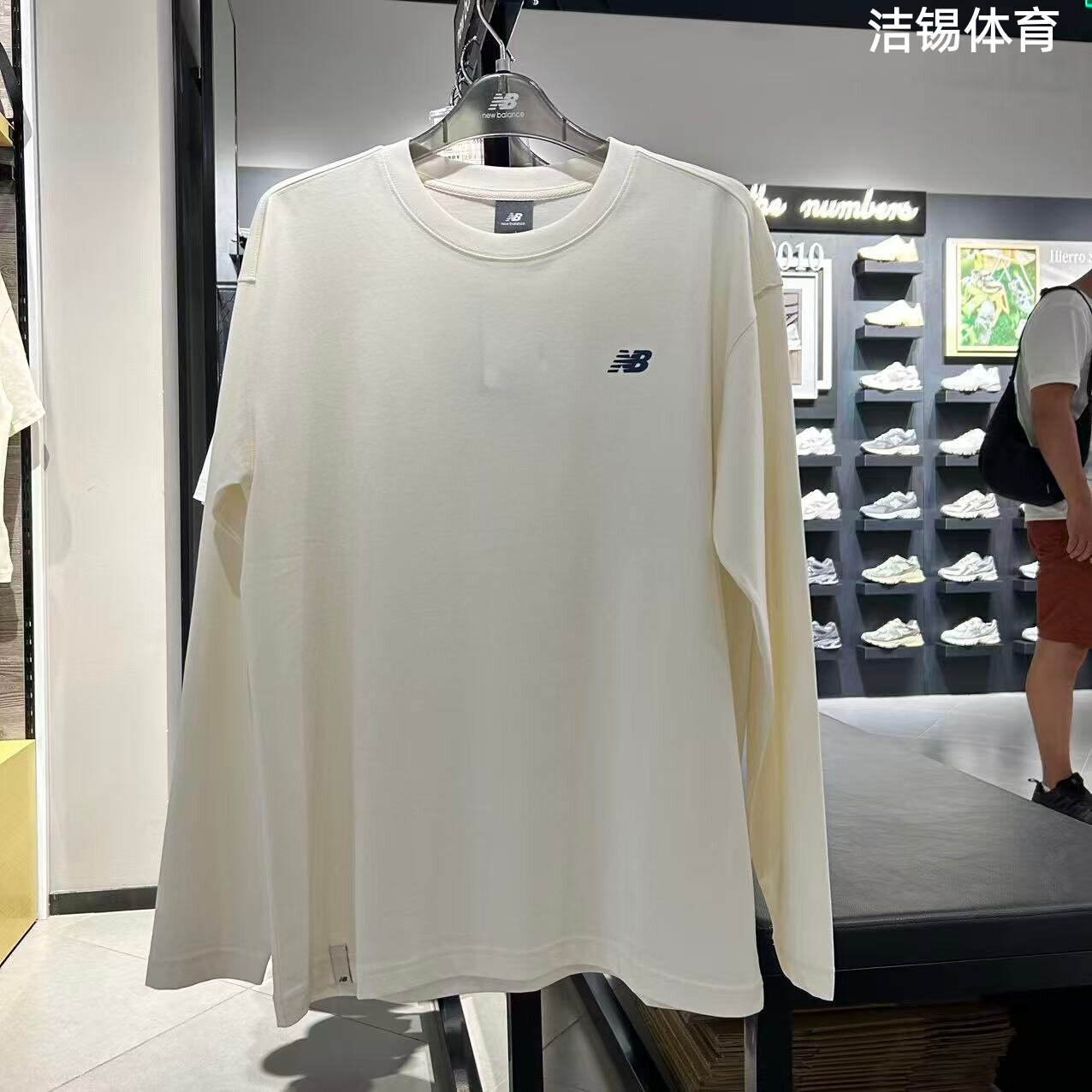New Balance/NB上衣2026秋休闲圆领薄款卫衣长袖T恤男 MT62Z1ZP