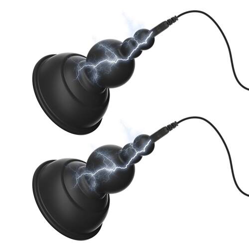 DC 【Double Electrodes Breast Clamps 】 Powerful Breast Su
