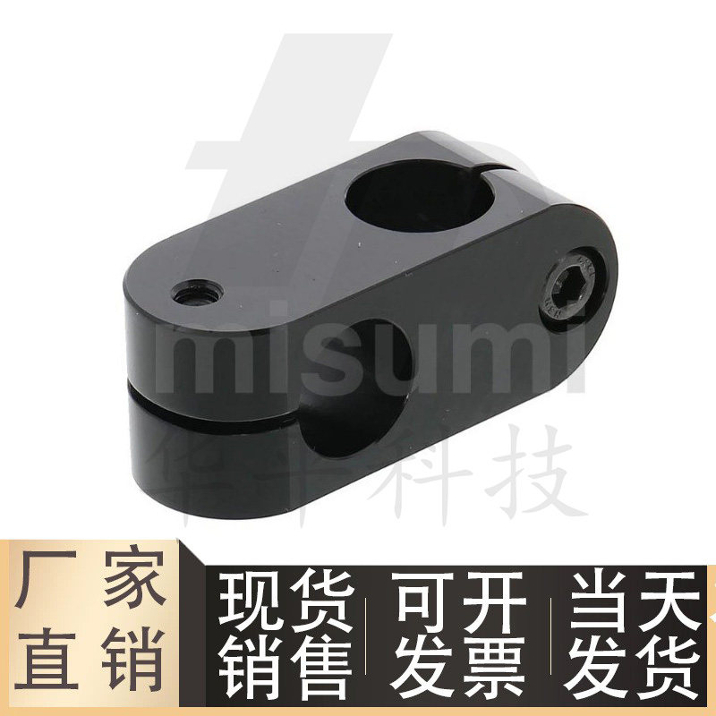 E-ALKC/E-ALKW6/8/10/12/15简易支柱固定夹铝合金光轴十字固定块