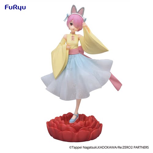 日本正版 FURYU 从零开始的异世界生活 拉姆 兔耳 小兔 景品手办