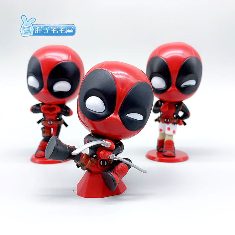现货 Bandai Q版 死侍盒蛋/扭蛋/联名摆件