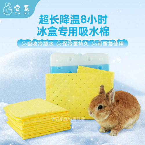 兔子降温神器冰盒专用吸水棉