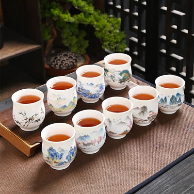 羊脂玉主人杯个人专用杯子