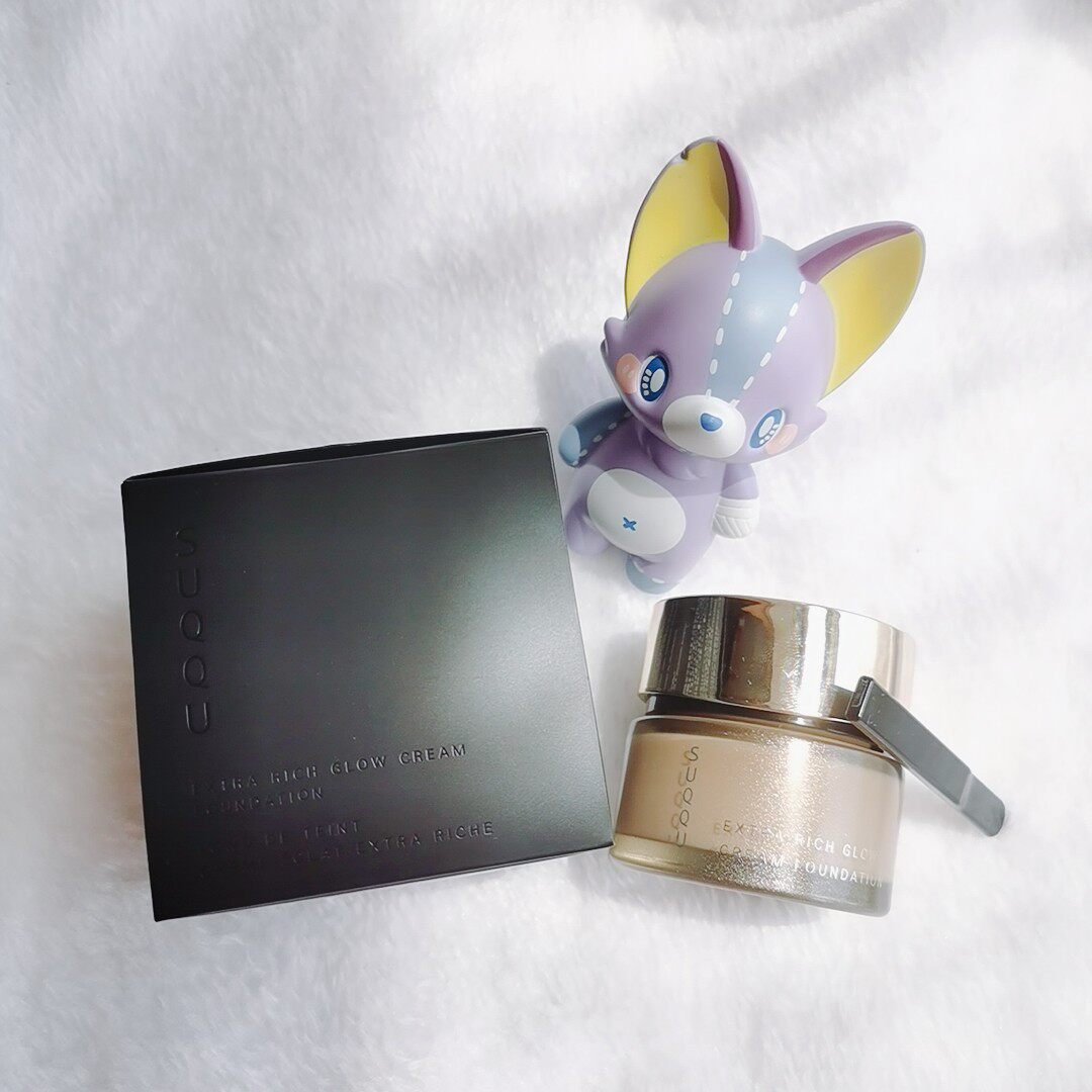 新版suqqu粉底霜苏酷粉底记忆塑形奶油粉底液101/102/002保湿遮瑕