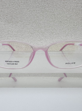 意大利police儿童眼镜框可配近视TR90女童粉色VK115J男童蓝色67