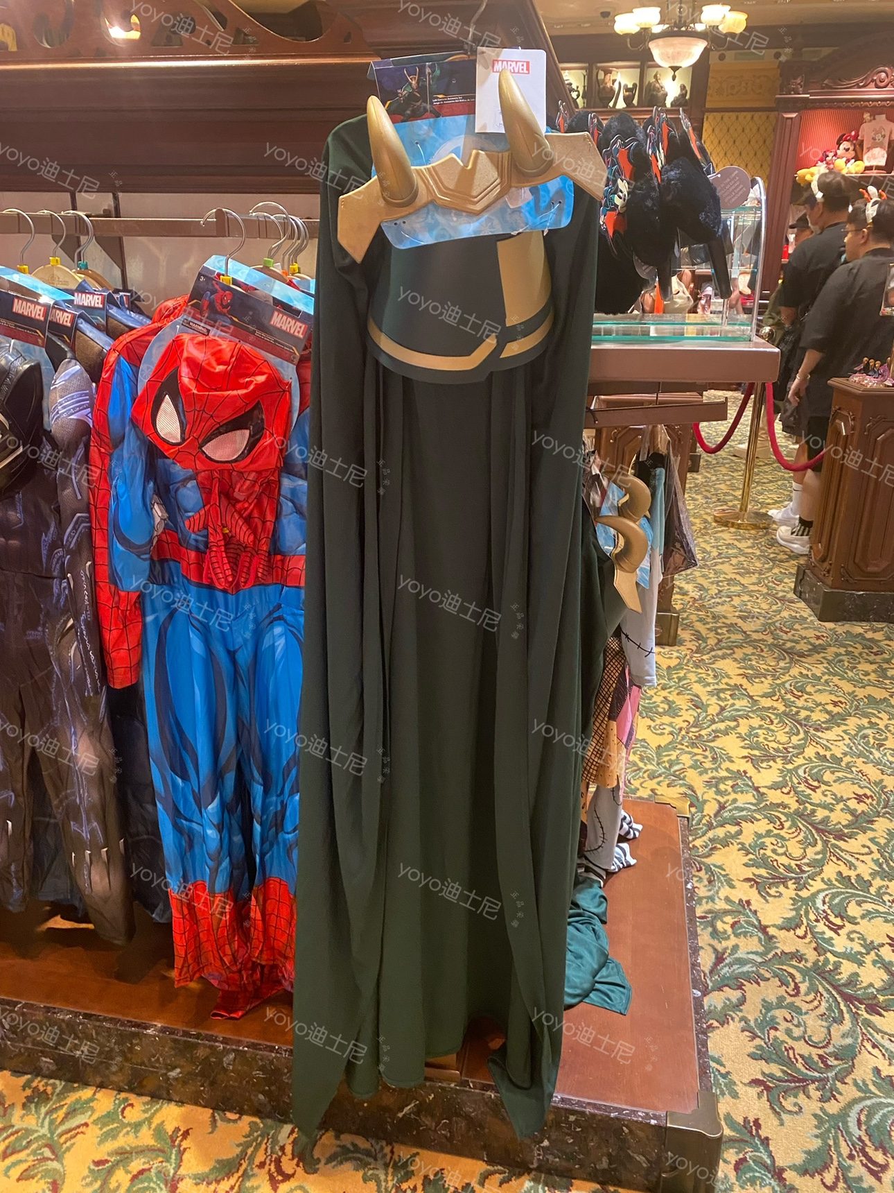 香港迪士尼 复仇者联盟 漫威洛基 装扮道具卡通cos儿童表演服