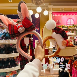 朱迪尼克卡通可爱毛绒头箍发箍 2025圣诞 香港迪士尼 疯狂动物城